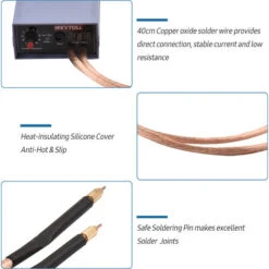 Saldatrice A Punti 5000W Saldatrice A Punti Portatile Ad Alta Potenza Saldatrici A Corrente Regolabile Portatile 0-800A Per Batteria 18650 Spina Europea (Weytoll) -Vendite Stanley || Ks Tools || MSW 80420984 4