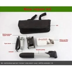 None Strumenti Per Bici 16 In 1 Kit Di Riparazione Bici Con Pompa Tascabile Accessori Per Mountain Bike Neri Cacciavite -Vendite Stanley || Ks Tools || MSW 81351769 3