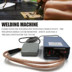 Saldatrice A Punti Portatile Da 5000 W Saldatrice A Batteria Portatile Fai-da-te Saldatrice A Corrente Regolabile Con Interruttore A Pedale Per Batteria 18650 Spina Europea (blu, Spina Europea Con Int -Vendite Stanley || Ks Tools || MSW 81574572 5