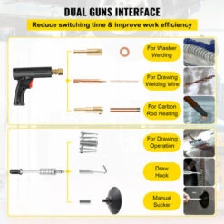 3500a 1.8kw Riscaldatore Ad Induzione Per Rimuovere Ammaccature Riparazione -Vendite Stanley || Ks Tools || MSW 82818191 5