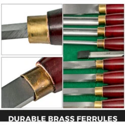 Wood Chisel Sets Lathe Chisels 8pcs For Wood Root Furniture Carving Lathes Red -Vendite Stanley || Ks Tools || MSW 82818448 5