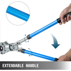 Pinza Crimpatrice Pex Pressatrice Per Tubo Multistrato Manuale V 12-28mm -Vendite Stanley || Ks Tools || MSW 82818607 5