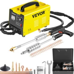 VEVOR Strumenti Per Riparazione Di Ammaccature 2KW 3500A, Ripara Ammaccature Auto Con 2 Pistole Di Saldatura, 3 Modalita, Professionale E Stabile (GYS2700)