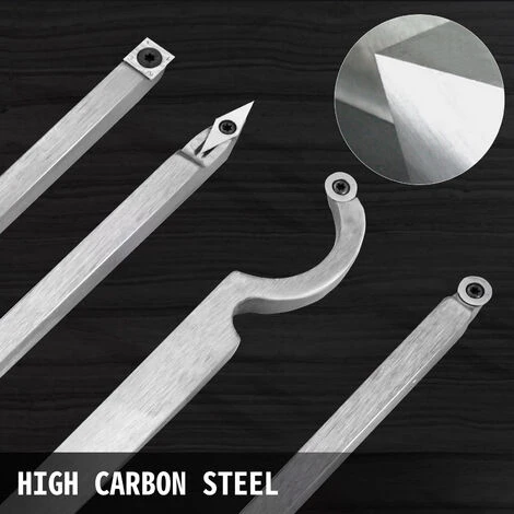 Utensili Da Tornio Del Legno In Metallo Duro 4 Pz Scalpello Tornitura Del Legno 5 Utensili Da Tornio Del Legno In Metallo Duro 4 Pz Scalpello Tornitura Del Legno - immagine 3