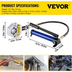 Pinza Crimpatrice Idraulica A Pedale Piegatore A Crimpare Con Pompa Alluminio -Vendite Stanley || Ks Tools || MSW 82818639 2