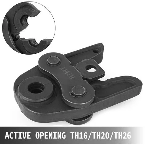 3 Pezzi Ganascia Per Pinza Crimpatrice TH16/20/26 Metallo 9" Utensile Per Tubo 5 3 Pezzi Ganascia Per Pinza Crimpatrice TH16/20/26 Metallo 9" Utensile Per Tubo - immagine 3