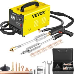 VEVOR Strumenti Per Riparazione Di Ammaccature 2KW 3500A, Ripara Ammaccature Auto Con 2 Pistole Di Saldatura, 9 Modalita, Professionale E Stabile(GYS2600)