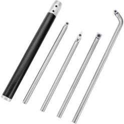 4 Pezzi Utensili Per Tornio Del Legno Con 1 Maniglia Strumenti in Metallo Duro