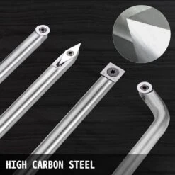 4 Pezzi Utensili Per Tornio Del Legno Con 1 Maniglia Strumenti in Metallo Duro 9 4 Pezzi Utensili Per Tornio Del Legno Con 1 Maniglia Strumenti in Metallo Duro -Vendite Stanley || Ks Tools || MSW 82819056 3