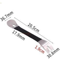Strumento Di Rimozione Del Rivestimento Dell'auto Durevole In Acciaio Inossidabile A Due Estremità Strumenti Di Leva Pannello Porta Driver Di Fissaggio Del Terminale Audio 1pc