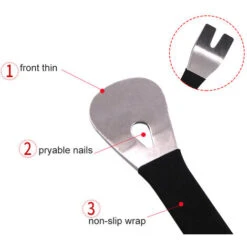 Strumento Di Rimozione Del Rivestimento Dell'auto Durevole In Acciaio Inossidabile A Due Estremità Strumenti Di Leva Pannello Porta Driver Di Fissaggio Del Terminale Audio 1pc -Vendite Stanley || Ks Tools || MSW 82868775 3