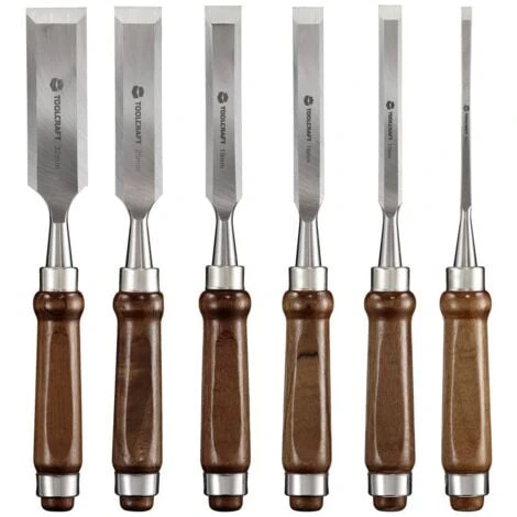 Scalpello Per Legno, 6 Pz. Kit TOOLCRAFT TO-7873785 3 Scalpello Per Legno, 6 Pz. Kit TOOLCRAFT TO-7873785