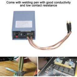 Saldatrice A Punti 5000W Saldatrice A Punti Portatile Ad Alta Potenza Saldatrici A Corrente Regolabile Portatile 0-800A Per Batteria 18650 Spina Europea (blu, Spina Europea) -Vendite Stanley || Ks Tools || MSW 85893238 3