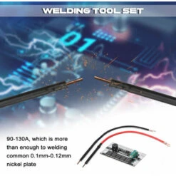 Filo Di Silicone 10AWG Penna Per Saldatura A Punti Fai-da-te Batteria Portatile Accessorio Per Saldatrice A Punti (Penna Per Saldatura A Punti) -Vendite Stanley || Ks Tools || MSW 85895383 3