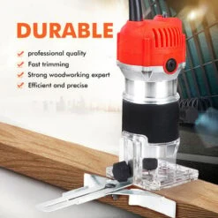 580W 30000r/min Elettrico Lavorazione Del Legno Trimmer Palmare Lavorazione Del Legno Fresatrice Lavorazione Del Legno Bordo Router Strumento UE