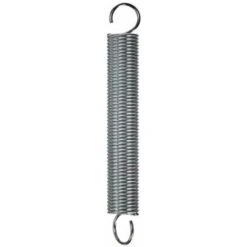 Chapuis RST4 - Molla Di Trazione In Acciaio Zincato, Carico Di Lavoro Indicativo, 6 Kg, Diametro 1, 5 Mm, Lunghezza 110 Mm, Grigio