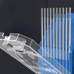 Ago Di Tungsteno Ed Elettrodo A Barra Di Tungsteno Per Saldatrice Ad Arco, (ago Nero 2,4 Testa Grigia 15010 Pezzi / Scatola)