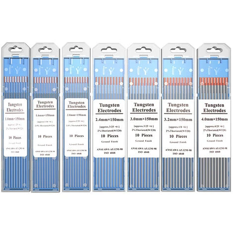 Ago Di Tungsteno, Elettrodo A Barra Di Tungsteno Per Saldatrice Ad Arco, (testa Rossa 2.0X150, 10 Pz/scatola) 6 Ago Di Tungsteno, Elettrodo A Barra Di Tungsteno Per Saldatrice Ad Arco, (testa Rossa 2.0X150, 10 Pz/scatola) - immagine 4