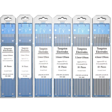 Ago Di Tungsteno, Elettrodo A Barra Di Tungsteno Per Saldatrice Ad Arco, (testa Rossa 3.0X150, 10 Pz/scatola) 6 Ago Di Tungsteno, Elettrodo A Barra Di Tungsteno Per Saldatrice Ad Arco, (testa Rossa 3.0X150, 10 Pz/scatola) - immagine 4