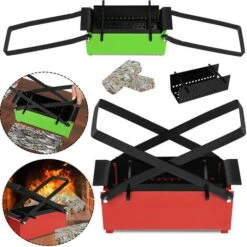 Pressa Per Carta Pressa Per Bricchette In Acciaio Pressa Per Bricchette Di Carta Manuale Per Bricchette Di Carta, Verde HENGMEI