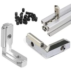 MINKUROW Barra Angolare Con Profilo In Alluminio Angolo Interno A 90° Staffe Per Giunti Angolari Interni Con Scanalatura A T, Giunto Angolare A Forma Di L Per Slot Da 8 Mm Serie 3030 -Vendite Stanley || Ks Tools || MSW 88646446 5