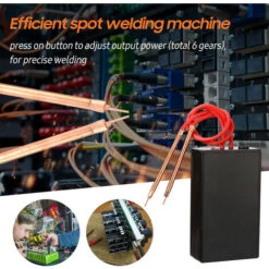 Mini Saldatrice A Punti Saldatrice A Punti Portatile Fai-da-te 6 Marce Regolabile 2 Modalità Saldatrice A Punti Portatile Ricaricabile Con Cavo Di Ricarica Per Penna Di Saldatura -Vendite Stanley || Ks Tools || MSW 88665809 5