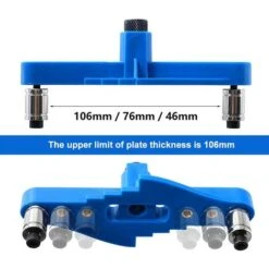 Plotter Centrale, Dima Di Tassello Autocentrante, Dima Di Centraggio Per Posizionamento Di Carpenteria Con Offset Centrale Per Foratura E Marcatura Per La Lavorazione Del Legno Foratura E Marcatura Pe -Vendite Stanley || Ks Tools || MSW 88724485 4