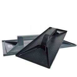 FRATTAZZO PLASTICA FRATTONE IN PLASTICA PER RIFINITURE 140x440 Mm COLORE NERO