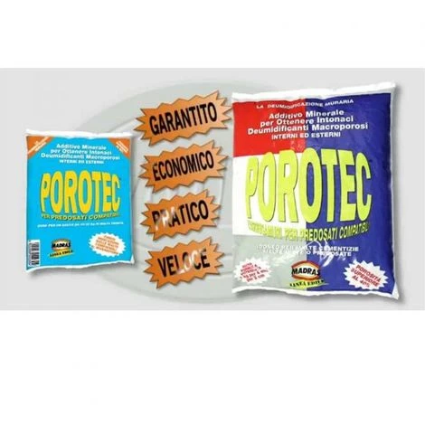 POROTEC 250 Gr MADRAS ADDITIVO DEUMIDIFICANTE ANTIUMIDO PER INTONACO 3 POROTEC 250 Gr MADRAS ADDITIVO DEUMIDIFICANTE ANTIUMIDO PER INTONACO