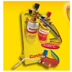 Kit Cannello + Bombole Ossigeno E Gas Pro Per Saldatura Castolin 4000 FLEX Clim - LR763079