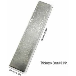 Taglierina Fai-da-te In Acciaio Di Damasco Materiali Per La Realizzazione Di Taglierine Da Barra In Acciaio Lama Vuota è Stata Trattata Termicamente -Vendite Stanley || Ks Tools || MSW 89605235 3