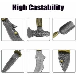 Taglierina Fai-da-te In Acciaio Di Damasco Materiali Per La Realizzazione Di Taglierine Da Barra In Acciaio Lama Vuota è Stata Trattata Termicamente -Vendite Stanley || Ks Tools || MSW 89605235 4