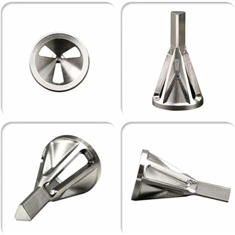 Smusso Di Sbavatura Esterno LangRay Per Trapano In Acciaio Inossidabile Per Eliminare I Danni Dell'estrattore Argento Adatto A Bulloni Di Dimensioni 8-32 4 Smusso Di Sbavatura Esterno LangRay Per Trapano In Acciaio Inossidabile Per Eliminare I Danni Dell'estrattore Argento Adatto A Bulloni Di Dimensioni 8-32 - immagine 2