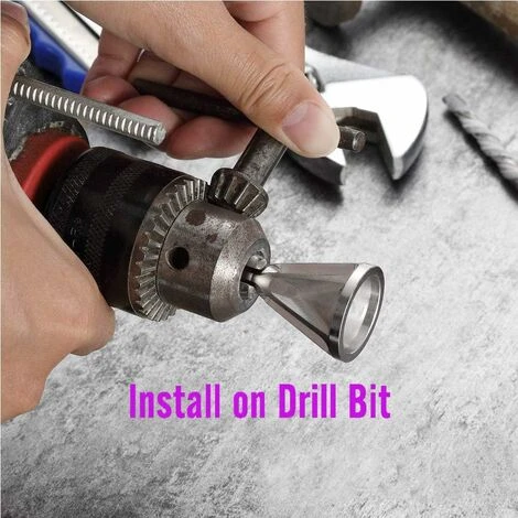 Smusso Di Sbavatura Esterno LangRay Per Trapano In Acciaio Inossidabile Per Eliminare I Danni Dell'estrattore Argento Adatto A Bulloni Di Dimensioni 8-32 5 Smusso Di Sbavatura Esterno LangRay Per Trapano In Acciaio Inossidabile Per Eliminare I Danni Dell'estrattore Argento Adatto A Bulloni Di Dimensioni 8-32 - immagine 3