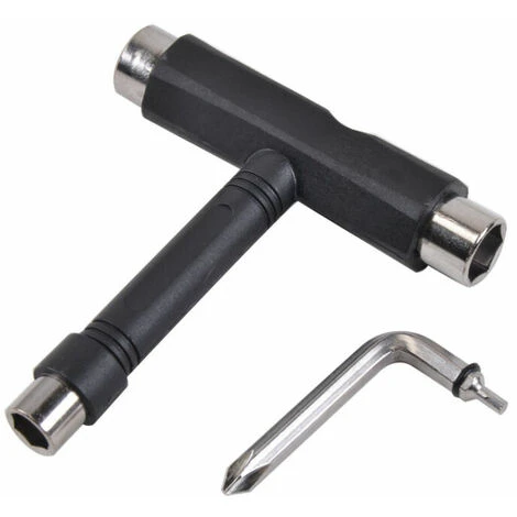 Strumento Multifunzionale Per Skateboard A Forma Di T, Strumento Portatile Per Skateboard A Forma Di T Strumenti Per Skateboard All-in-one Chiave Per Pattini Per Riparazione E Manutenzione Di Longboar 3 Strumento Multifunzionale Per Skateboard A Forma Di T, Strumento Portatile Per Skateboard A Forma Di T Strumenti Per Skateboard All-in-one Chiave Per Pattini Per Riparazione E Manutenzione Di Longboar