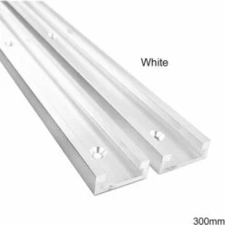 Morsetto Per Mitra In Alluminio, Maschera Per Guida Obliqua, Maschera Per Binario Di Bloccaggio, Maschera Con Dado A T Per Tavolo Fresatrice (300 Mm, Bianco) -Vendite Stanley || Ks Tools || MSW 92056527 3