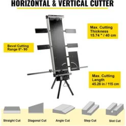 VEVOR Tagliatrice Di Schiuma Tagliatrice Per Polistirolo, 220 V 200 W Macchina Da Taglio Di Schiuma Per Tagliare Materiali In Polistirene Come Polistirolo E Styrodur, L'Isolamento Di Tetti Inclinati -Vendite Stanley || Ks Tools || MSW 93341297 3