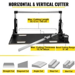 VEVOR Tagliatrice Di Schiuma Tagliatrice Per Polistirolo, Macchina Da Taglio Di Schiuma Per Tagliare Materiali In Polistirene Come Polistirolo E Styrodur, L'Isolamento Di Tetti Inclinati, 220 V 200 W -Vendite Stanley || Ks Tools || MSW 93341306 3