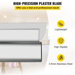 VEVOR Spatola Di Finitura, Lama 40 Pollici Peso Netto 3 Libbre Strumento Scremante In Acciaio Inossidabile Per La Rimozione Di Stucco, Mastice, Gesso, Stucco, Raschiatura, Vernice E Carta Da Parati -Vendite Stanley || Ks Tools || MSW 93341311 4