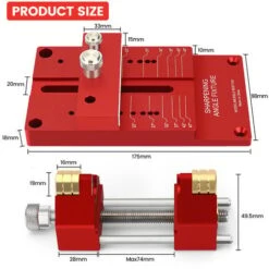 Guida Per Affilare Lo Scalpello Per Legno In Lega Di Alluminio Mohoo -Vendite Stanley || Ks Tools || MSW 93344116 2