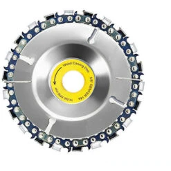 Catene Universali 22T Resistenti All'usura Disco Per La Lavorazione Del Legno Catene Per Scanalature Disco Disco Da Taglio Per Intaglio Del Legno Per Smerigliatrice Angolare Di Tipo 100 Carving Shapin