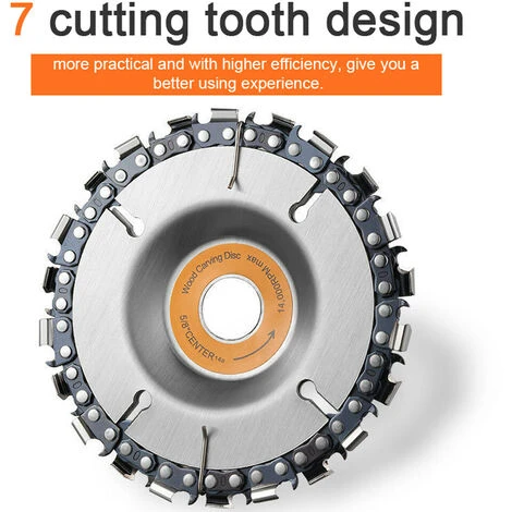 Catene Universali 22T Resistenti All'usura Disco Per La Lavorazione Del Legno Catene Per Scanalature Disco Disco Da Taglio Per Intaglio Del Legno Per Smerigliatrice Angolare Di Tipo 100 Carving Shapin 7 Catene Universali 22T Resistenti All'usura Disco Per La Lavorazione Del Legno Catene Per Scanalature Disco Disco Da Taglio Per Intaglio Del Legno Per Smerigliatrice Angolare Di Tipo 100 Carving Shapin - immagine 5