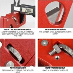 Pialla Angolare Per La Lavorazione Del Legno, Pialla Per Smusso Smussato A 45 Gradi, Smussatura, Rifinitore, Pialla Manuale Per La Lavorazione Del Legno(rosso + 3 Teste Di Taglio) 8 Pialla Angolare Per La Lavorazione Del Legno, Pialla Per Smusso Smussato A 45 Gradi, Smussatura, Rifinitore, Pialla Manuale Per La Lavorazione Del Legno(rosso + 3 Teste Di Taglio) -Vendite Stanley || Ks Tools || MSW 94163465 2