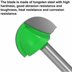 Punte Per Fresa Con Codolo, 6 Mm, 5 Pezzi, Taglierina Per Punte Con Scatola Centrale Per Fresa Con Gambo, Utensili Per La Lavorazione Del Legno Con Scanalatura Tonda, Punte Per Fresa Con Scatola Con A -Vendite Stanley || Ks Tools || MSW 94164862 3