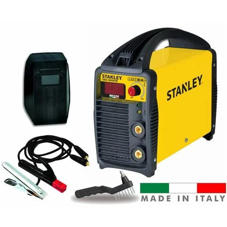 STANLEY SALDATRICE AD INVERTER SIRIO 140 4,2 KW 130 AMP VALIGETTA+ACCESSORI 3 STANLEY SALDATRICE AD INVERTER SIRIO 140 4,2 KW 130 AMP VALIGETTA+ACCESSORI