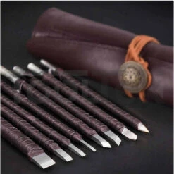 SET SCALPELLI SGORBIE PER LEGNO INTAGLIO SCALPELLINI 8pz