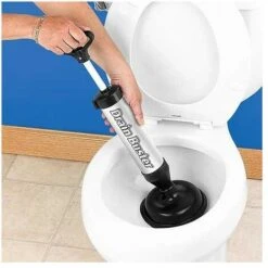 Trade Shop - Sturalavandino Scarichi E Wc A Pompa Manuale Sturatubi A Pressione Drain Buster