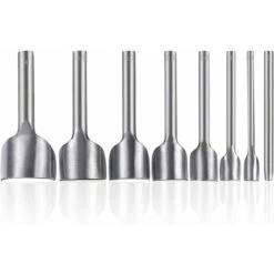 GTA 8PCS Pinze Per Punzonatura In Pelle Mezzo Tondo In Pelle Taglierina Punzone Fine Per Artigianato Fai Da Te, 5-40 Mm