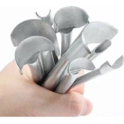 GTA 8PCS Pinze Per Punzonatura In Pelle Mezzo Tondo In Pelle Taglierina Punzone Fine Per Artigianato Fai Da Te, 5-40 Mm -Vendite Stanley || Ks Tools || MSW 95744655 3