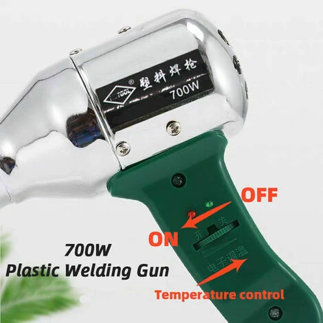 Saldatura Plastica Ad Aria Calda 700W 220V Torcia Per Saldatura A Temperatura Regolabile Torcia Pp Pe Strumenti Per Saldatura In PVC 5 Saldatura Plastica Ad Aria Calda 700W 220V Torcia Per Saldatura A Temperatura Regolabile Torcia Pp Pe Strumenti Per Saldatura In PVC - immagine 3